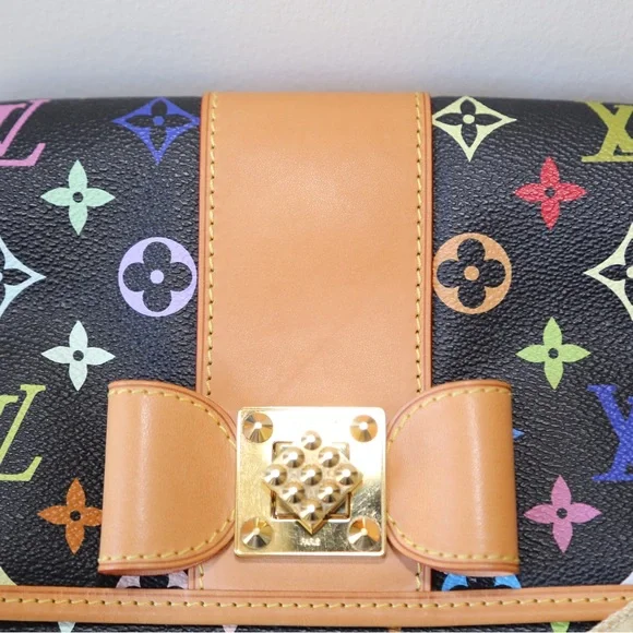 AUTHENTIC Louis Vuitton Patti Black Multicolor Bag Limited Edition! - Picture 4 of 13